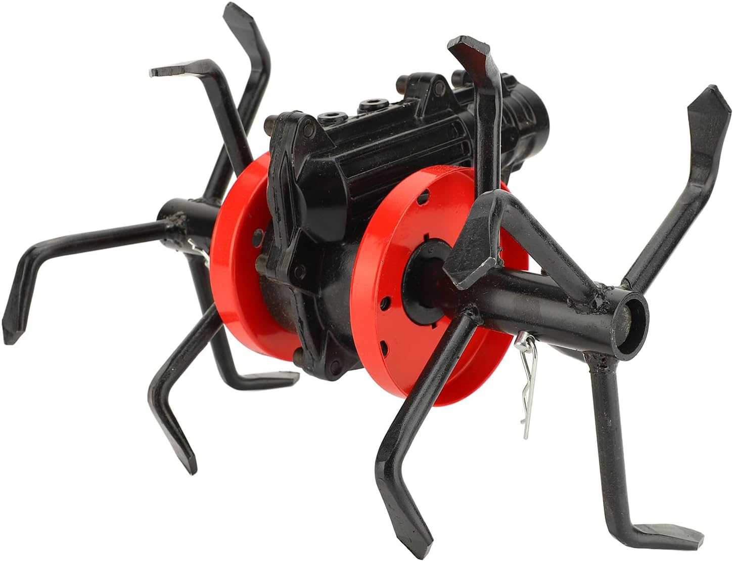 Electric Tiller Blade Head, 10.2 Tilling Width 9 Tines Blade for Cordless Cultivator, Electric Handheld Mini Garden Tiller Attachment for Soil, Lawn, and Vegetable Beds image number 6