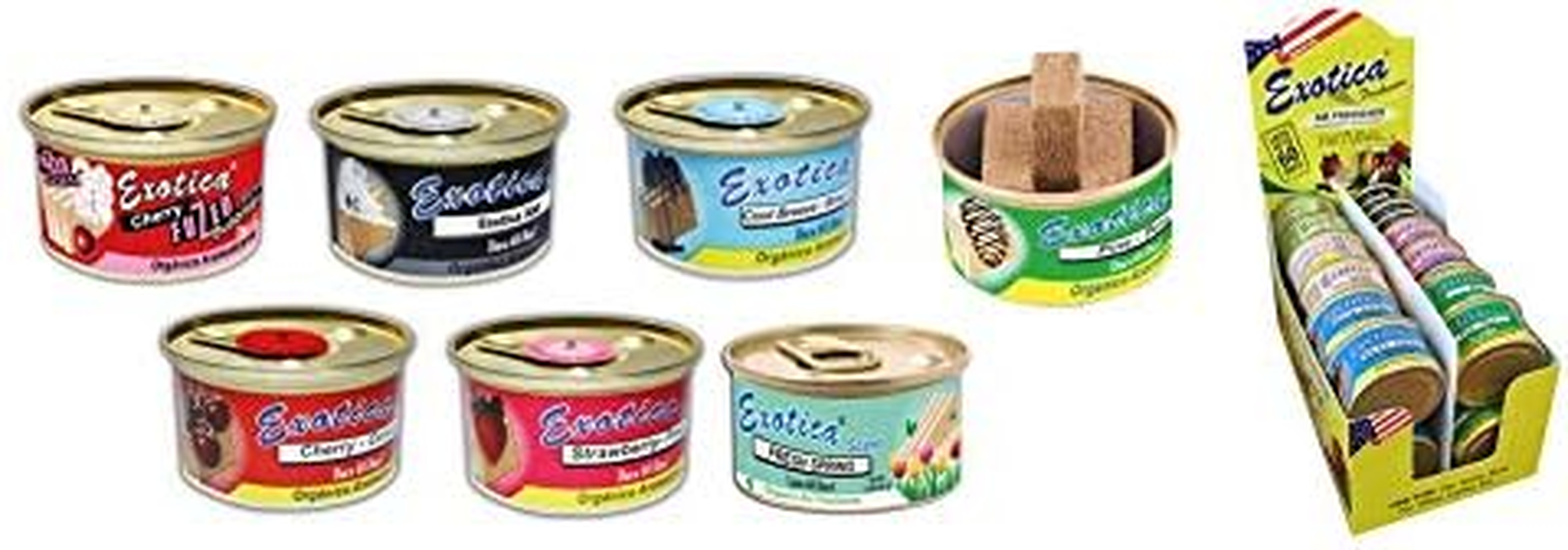 Exotica 76ESC24ICE Exotica Ice Scent Organic Car Air Freshener Can, Exotica89 image number 1