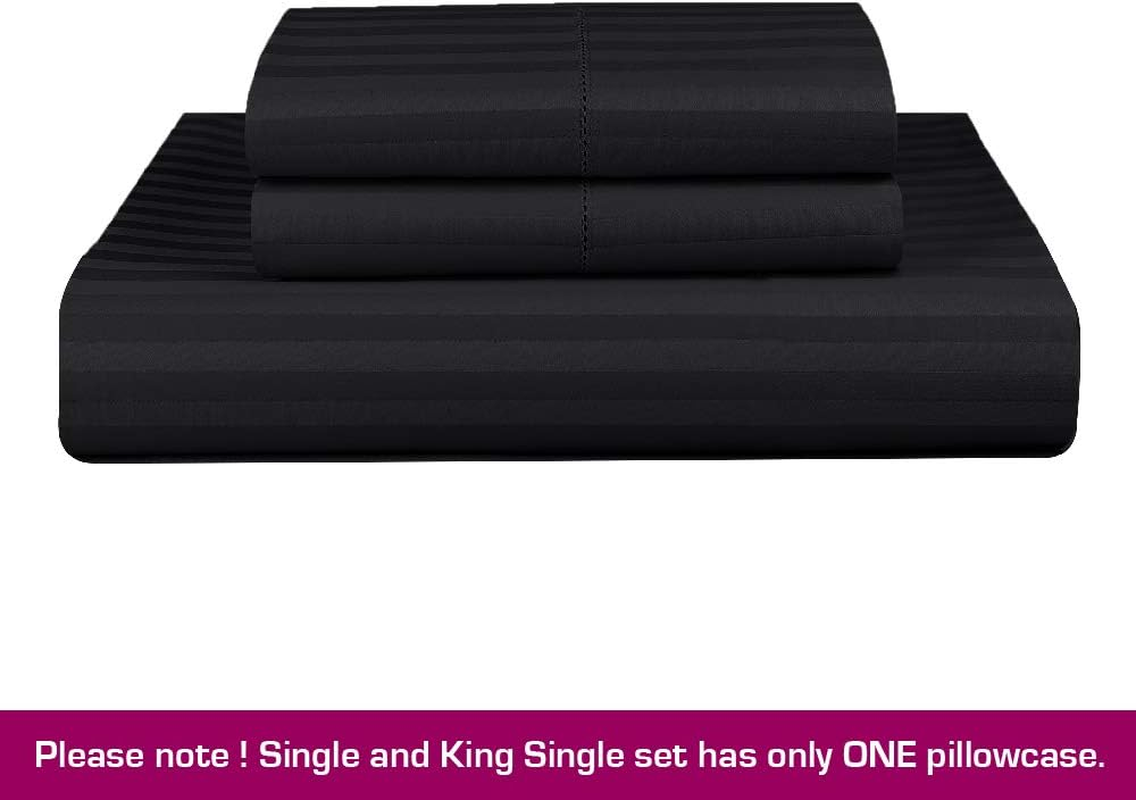 Luxor Linen Dreamfields 1000TC Ultra Soft Microfibre Quilt Cover Set (Quilt Cover, Two Pillowcase), Black, Queen image number 1