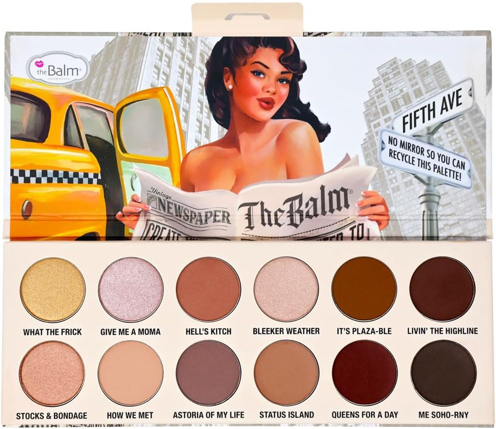 Ms Nude York Eyeshadow Palette by the Balm for Women - 0.5 Oz Eye Shadow