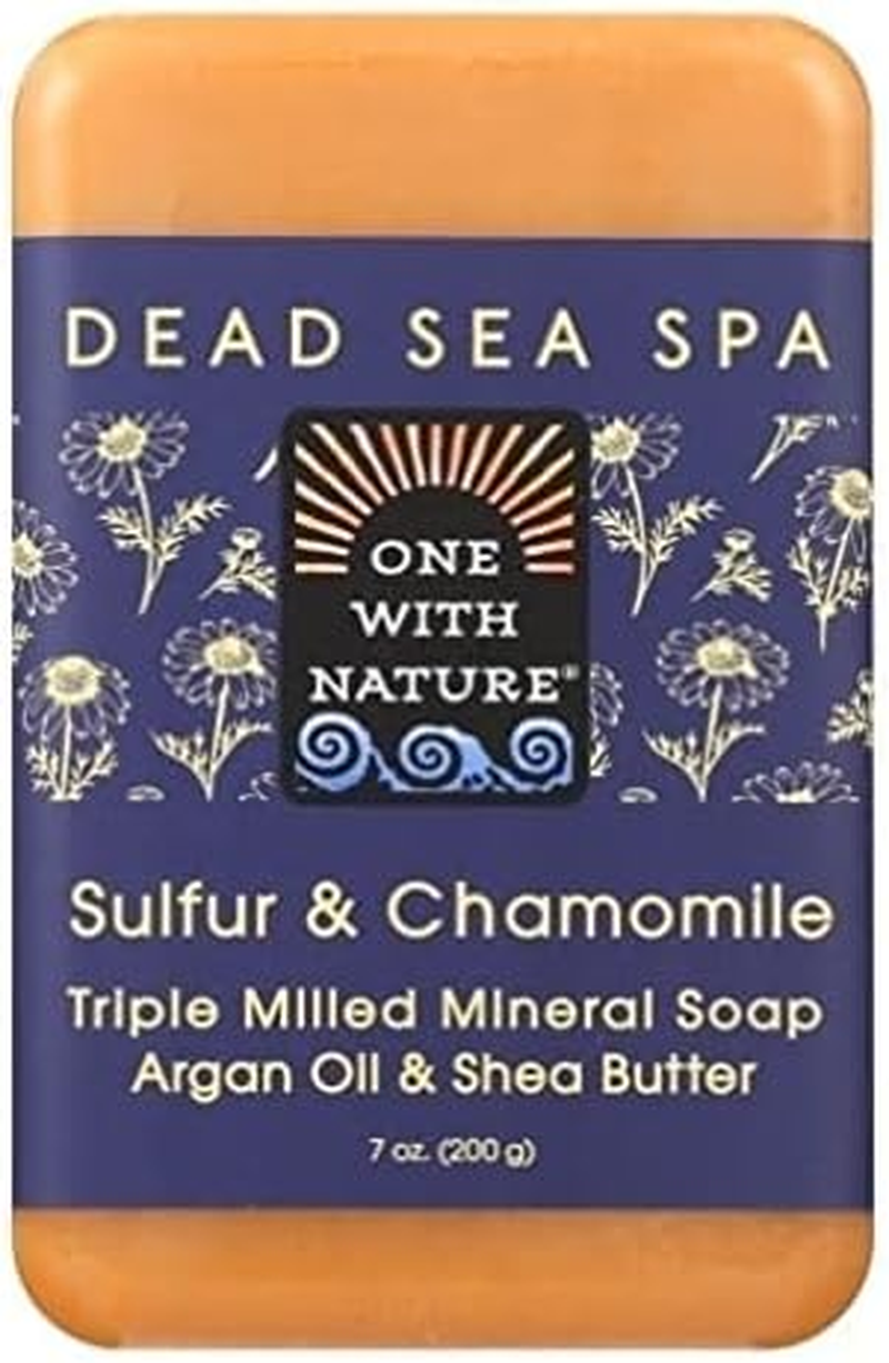 One with Nature Bar Soap, Chamomile and Sulfur, 7 Ounce image number 1
