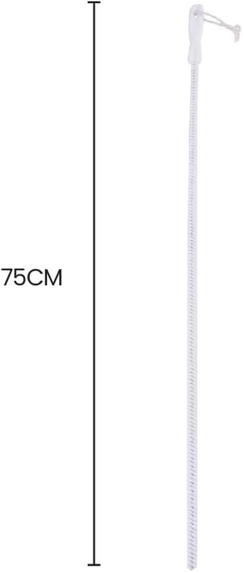 White Magic Extra-Long Hair Catching Drain Cleaning Brush &ndash; 75Cm, Made in USA, Clears Hair & Gunk, Enhances Drainage, Eliminates Odors, Versatile for Drains, Sinks, Tubs, & More, Durable & Easy to Use image number 5