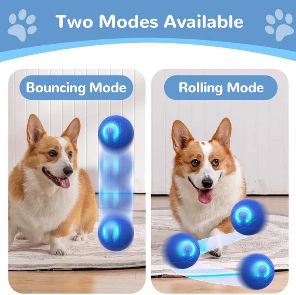 DWYYWSM Interactive Vibrating Dog Ball, Shaky Ball Toy Dogs, Automatic Moving Dog Toy Ball Smart USB