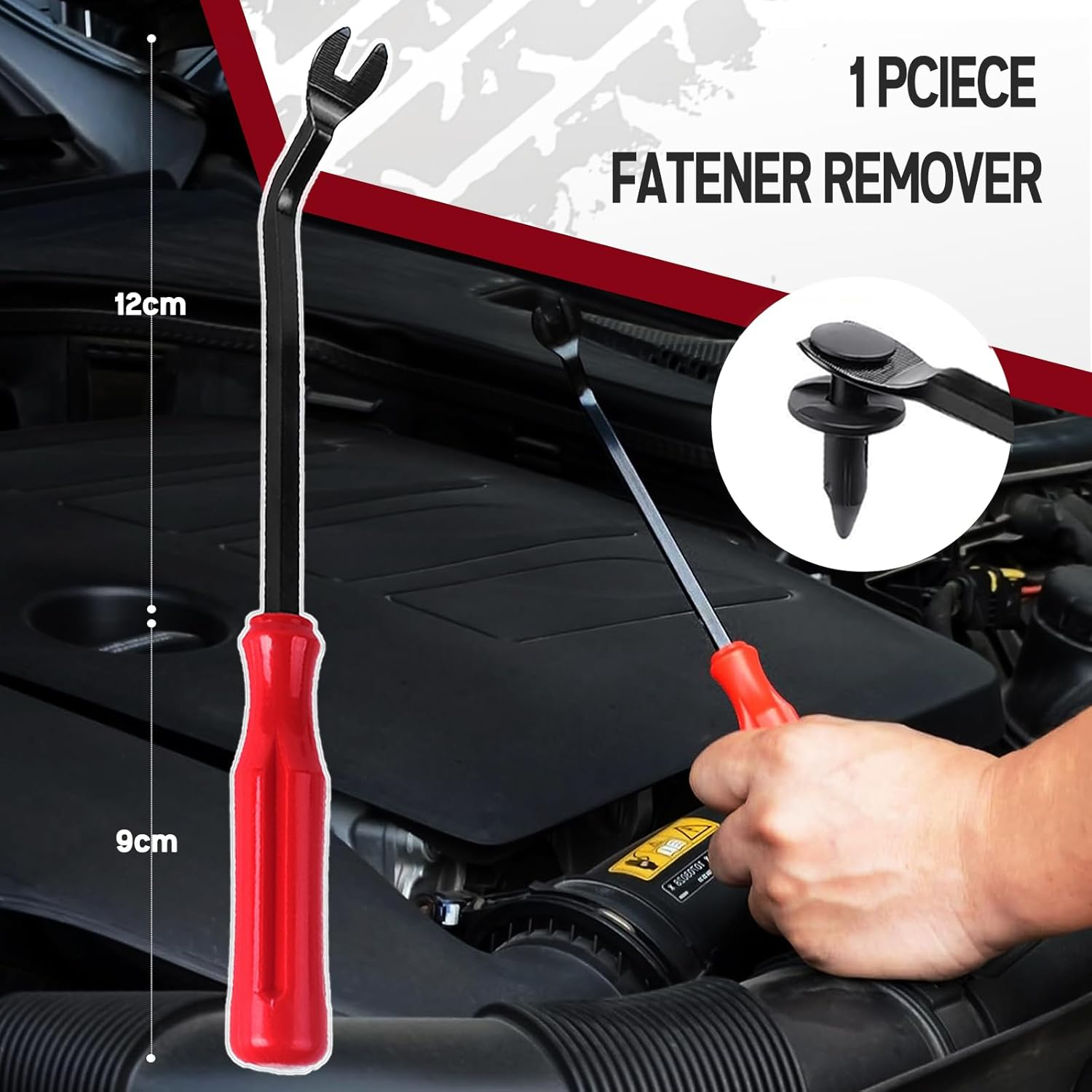 Xislet 120 PCS UTV Nylon Fender Clips/Body Rivets Replace for Polaris Ranger RZR Kawasaki Teryx Honda Pioneer Suzuki ATVS Fastener Rivets 7661855 with Remover