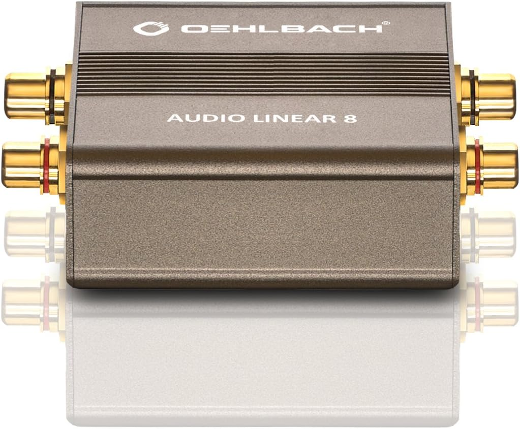Oehlbach 9052 Audio Linear 8, Rcaseparation Filter/Noise Suppressor/Ground Loop Isolator, Perfect for Subwoofer image number 1