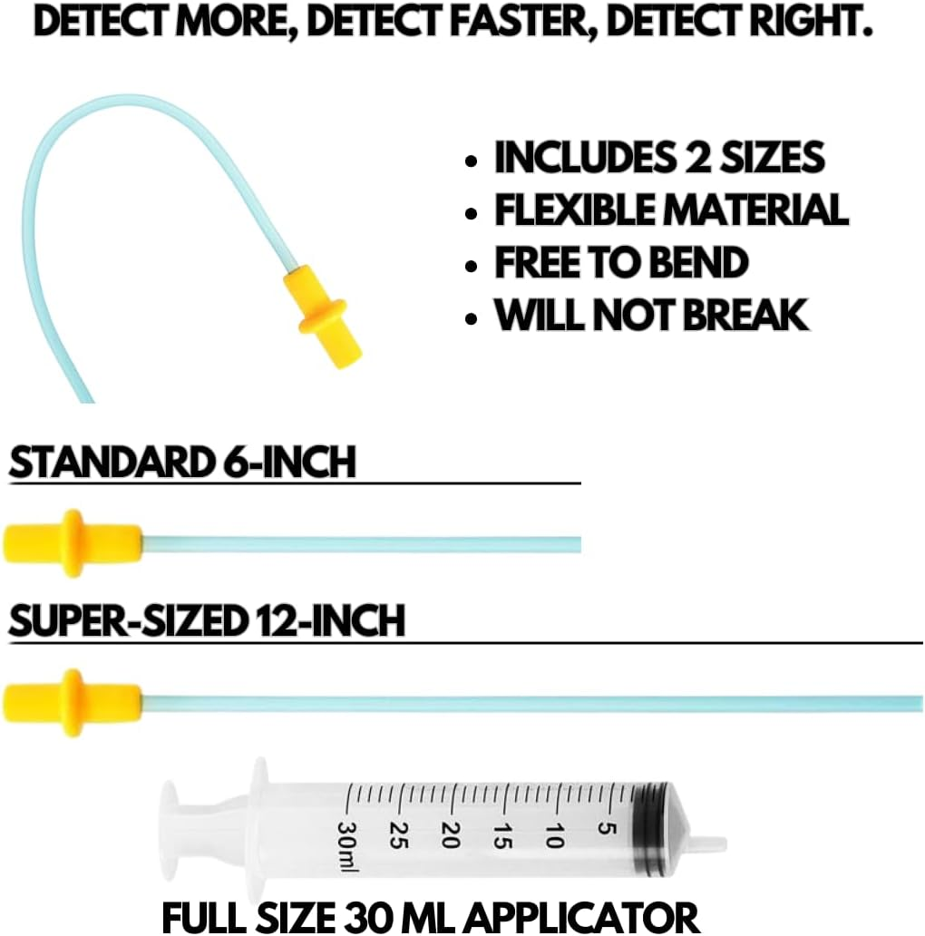 Pool Leak Detector + Precision Applicator with 50% More Underwater Leak Identification Dye for All Pool Types, Pool Leak Detection Kit (12 Fl Oz) Blue image number 2