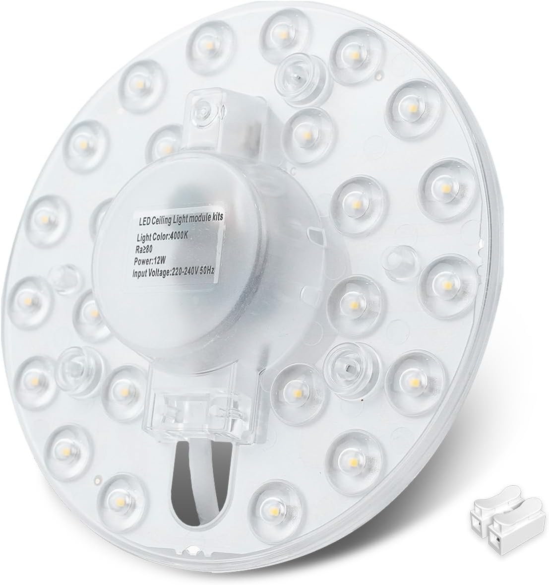 Doright LED Ceiling Light Replacement, 12W LED Light Source Module Retrofit Light Kit Natural White 4000K, Circle Led Fan Light Replacement for Ceiling Light, Fan Light, AC220V image number 1