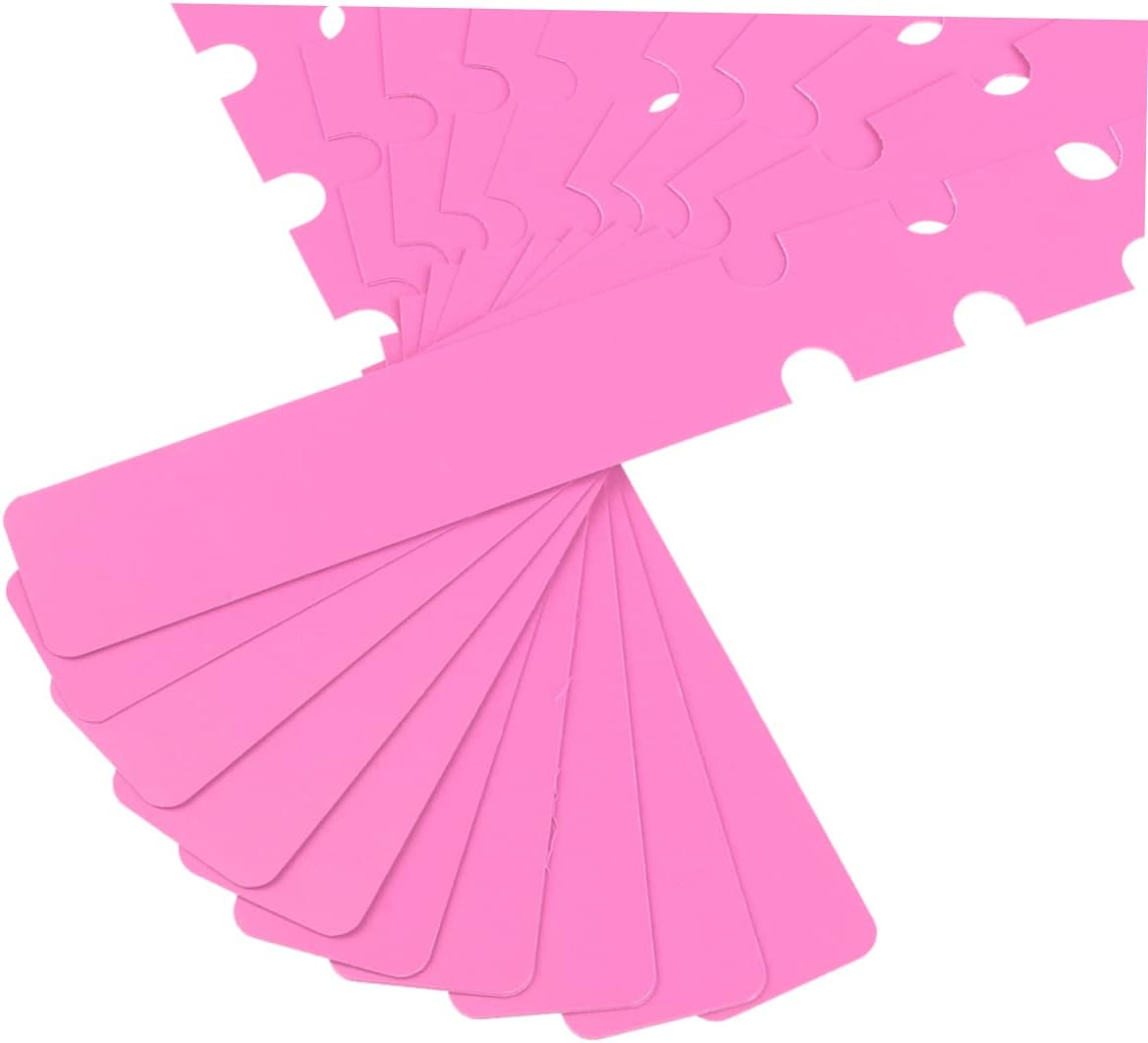 Happyyami 100Pcs Plastic Plant Tree Tags Large Plant Labels Removable Tags Garden Label Stakes Weatherproof for Outdoor Indoor Use