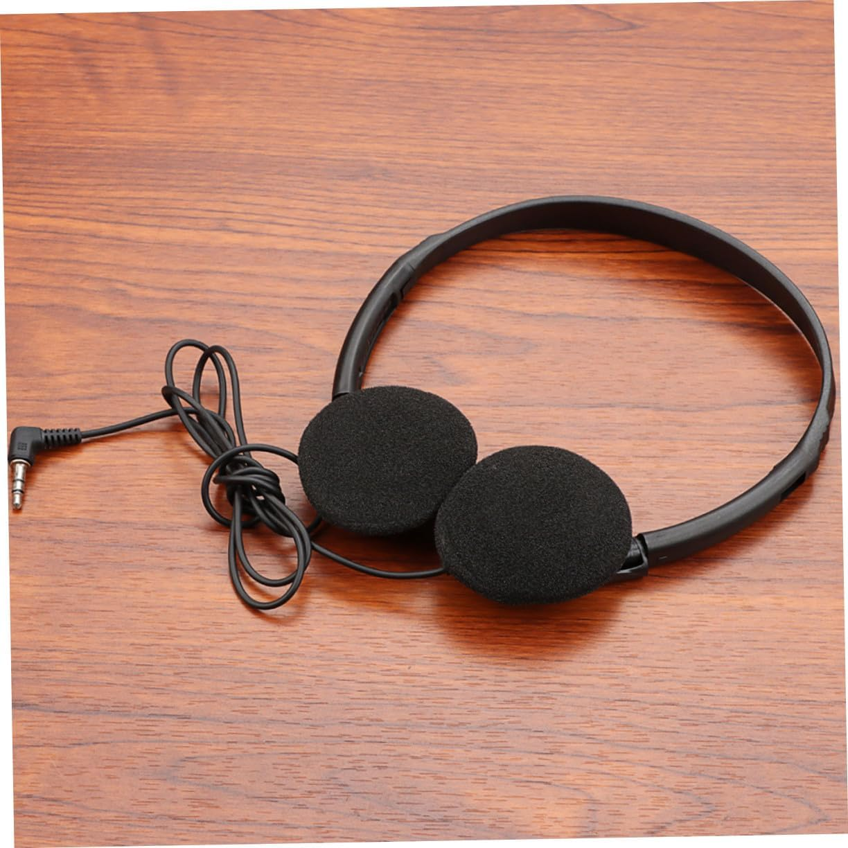 POPETPOP Stereo Gaming Headset Wired Head-Mounted Headphone with Noise Reduction for Pc and Tablet Pc, Comfortable Over-Ear Earphones in Black for Women and Gamers image number 6