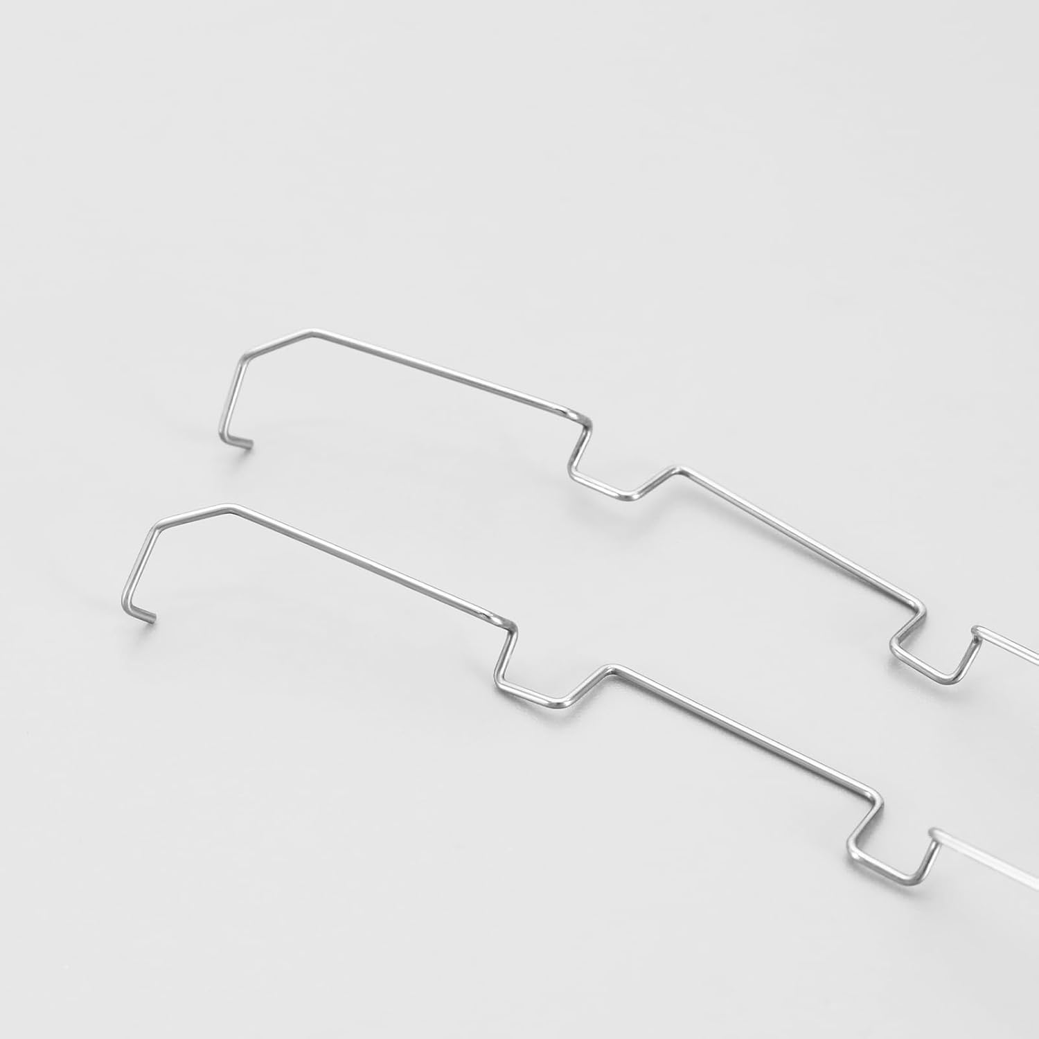 VGOL 4Pcs Computer Host Fan Radiator Fixing Buckle Computer Host Fan Fixed Buckle Cooling Fan Spring Wire Hook Circlip Steel Wire Lower Hook for DIY Computer Projects image number 4