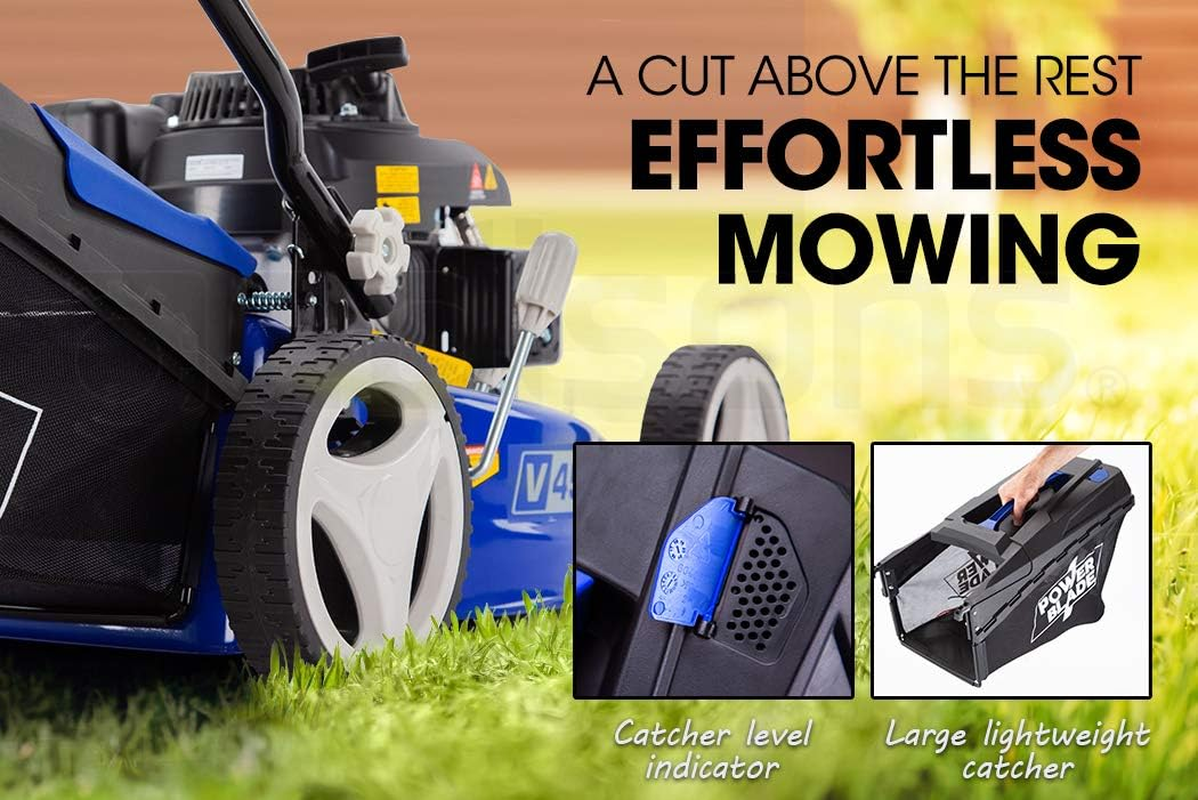 17 Inch Petrol Lawn Mower 139Cc 4-Stroke OHV Air-Cooled Recoil/Pull Start Mower, V450 image number 6