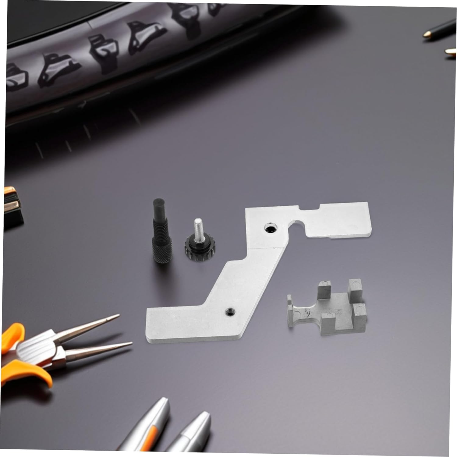 JECOMPRIS 3Pcs Alignment Tool Kit for Engines Engine Timing Locking Holding Tools User-Friendly Design for Easy Repairs Professional Auto Workshop Essential