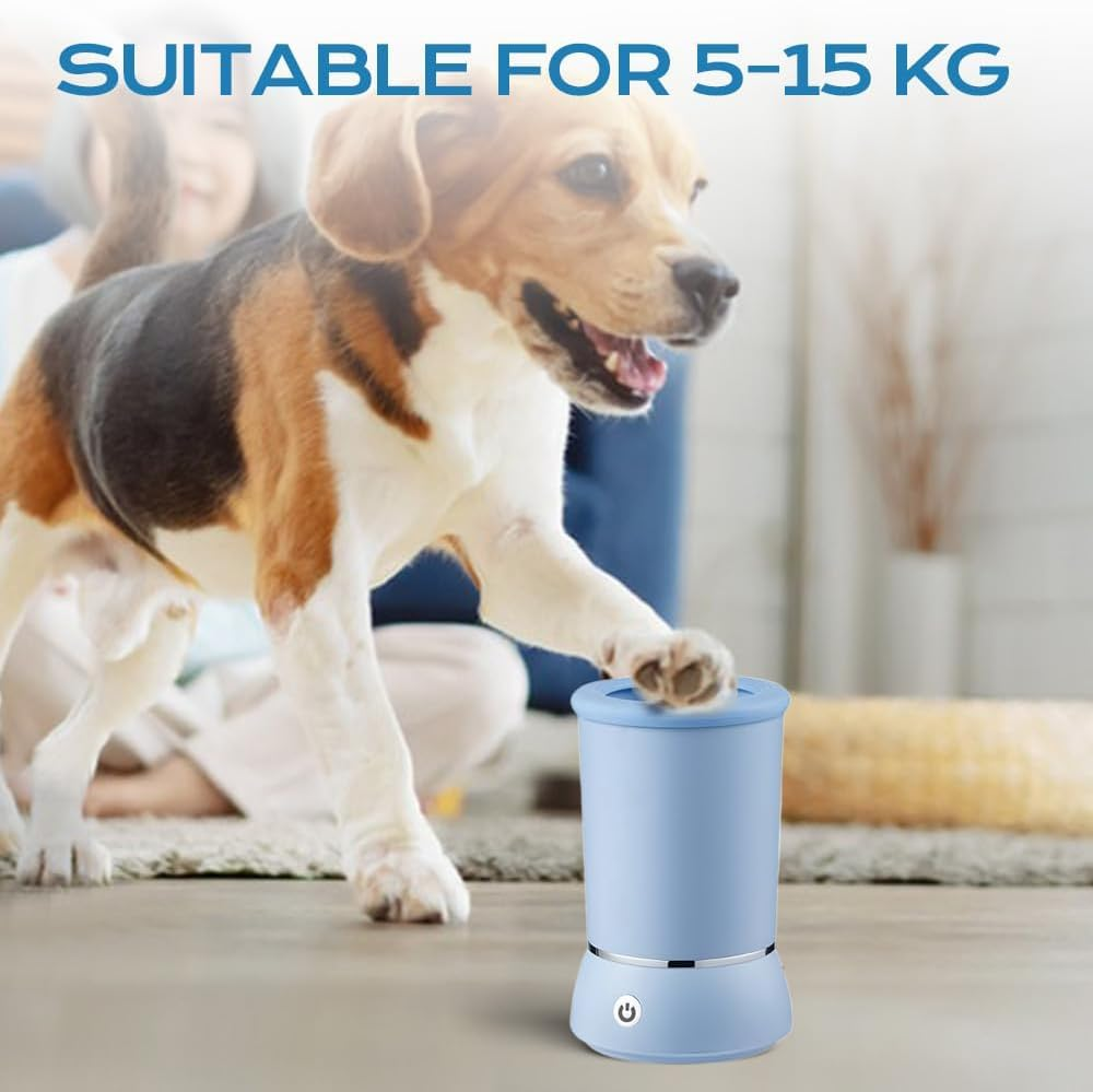 2025 New Automatic Dog Paw Cleaner Cup, Dog Paw Cleaner with USB Rechargeable, Paw Cleaner for Small Medium Large Breed Dogs and Cats image number 1
