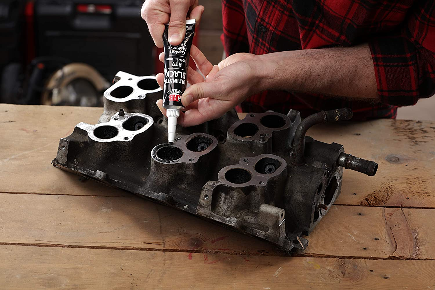 JB Weld Silicone Sealant and Adhesive, White, 85 G image number 1