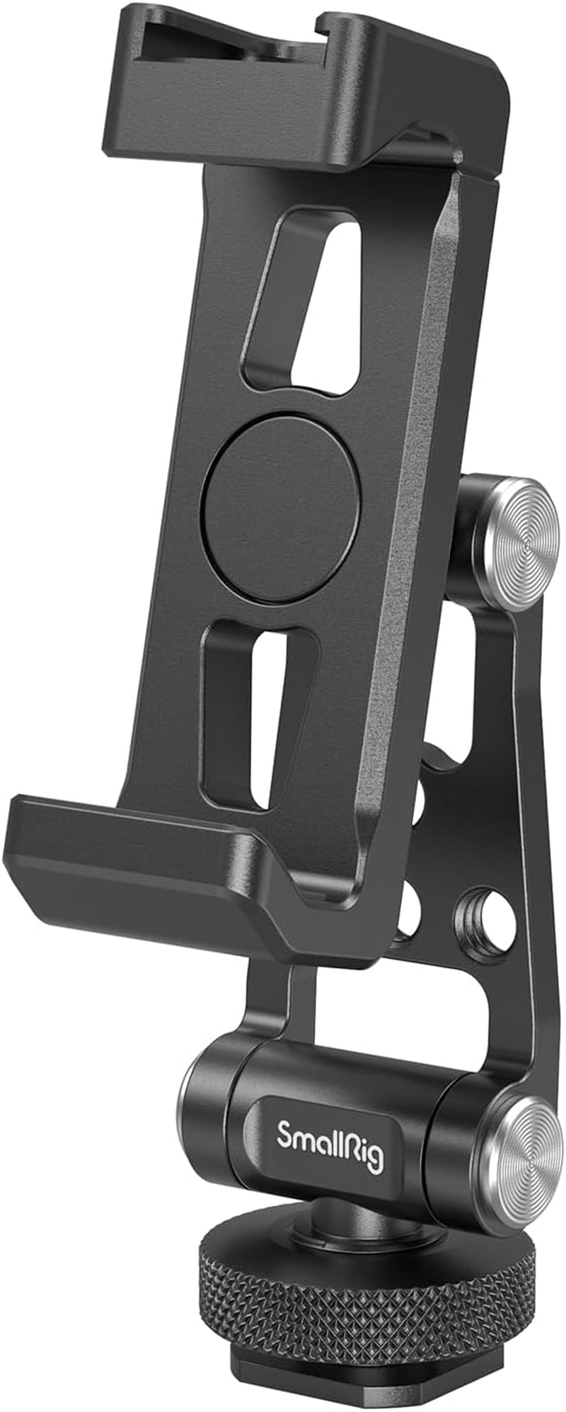 Smallrig Metal Phone Support with Cold Shoe Mount, Universal Cell Phone Mount Adapter Support Free Adjustment Joints,Phone Tripod Mount for Iphone 15/14, for Samsung Galaxy and Other Phones - 4382 image number 6