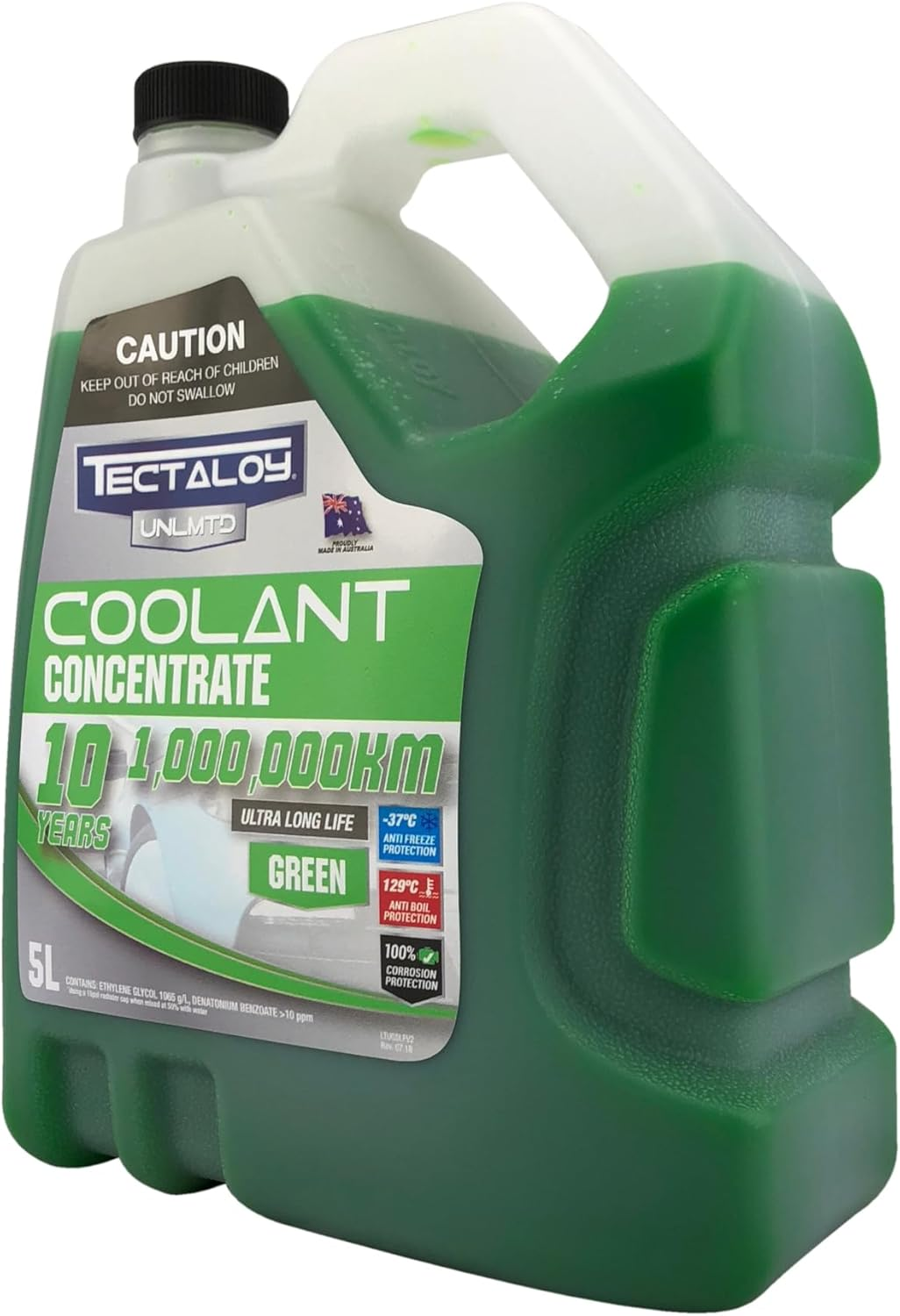 Tectaloy Unlimited Coolant Concentrate 5 Litre, Green