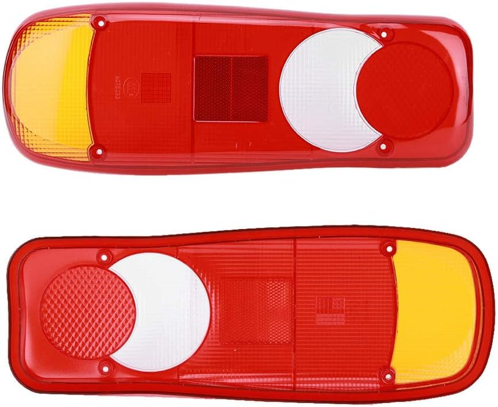 MUNEFE LED Trailer Lights Cover, Reverse Brake Light Shell, Stop Rear Flash Lamp Cover for Lorry Trucks Trailer Boat Pickup RV Campers image number 3