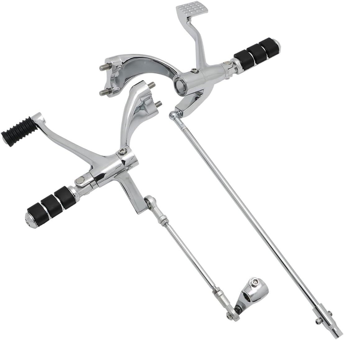 Motorcycle Forward Controls Complete Kit Pegs Levers Linkages for Harley 2014-2022 Sportster XL1200 XL 883 Forty-Eight Roadster Nightster Superlow Iron 883