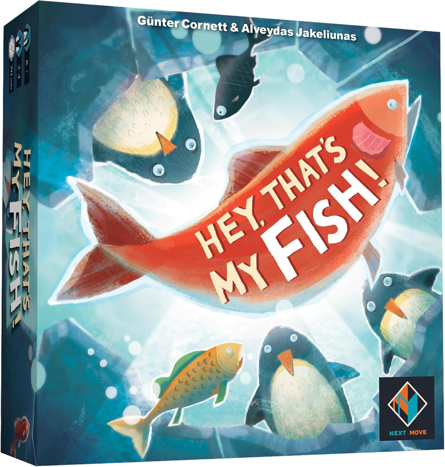 Plan B Games Next Move Games | Hey, That'S My Fish! | a Strategic Penguin Fishing Adventure Game, Fun Family Game for Kids and Adults, Ages 8+, 2-4 Players, 20 Min Playtime image number 1