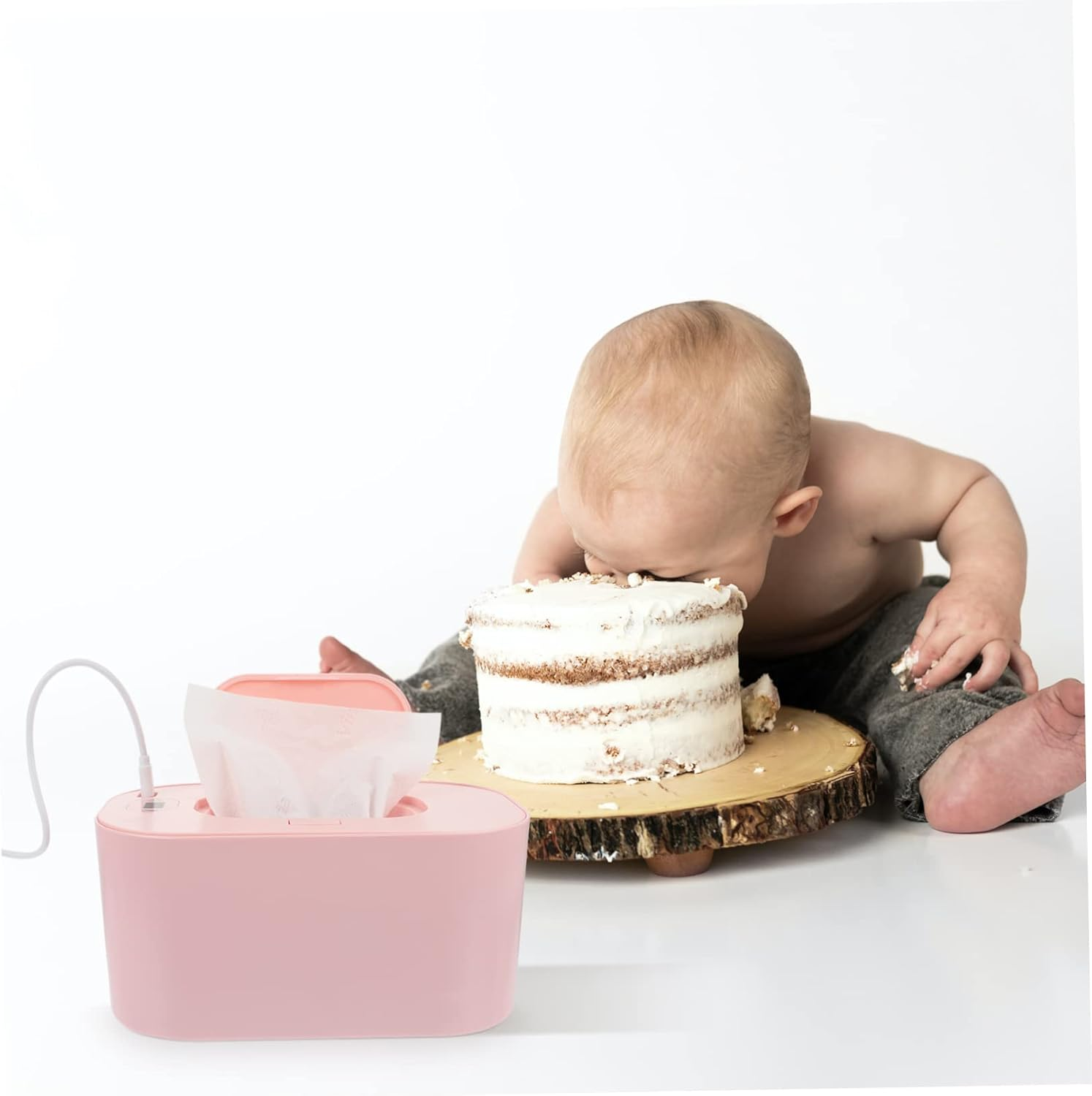 Abaodam Heater Dispenser Wipes Tissue Warmer Wipe Dispenser Supplies for Warmer for Diaper Changing Scenario image number 3