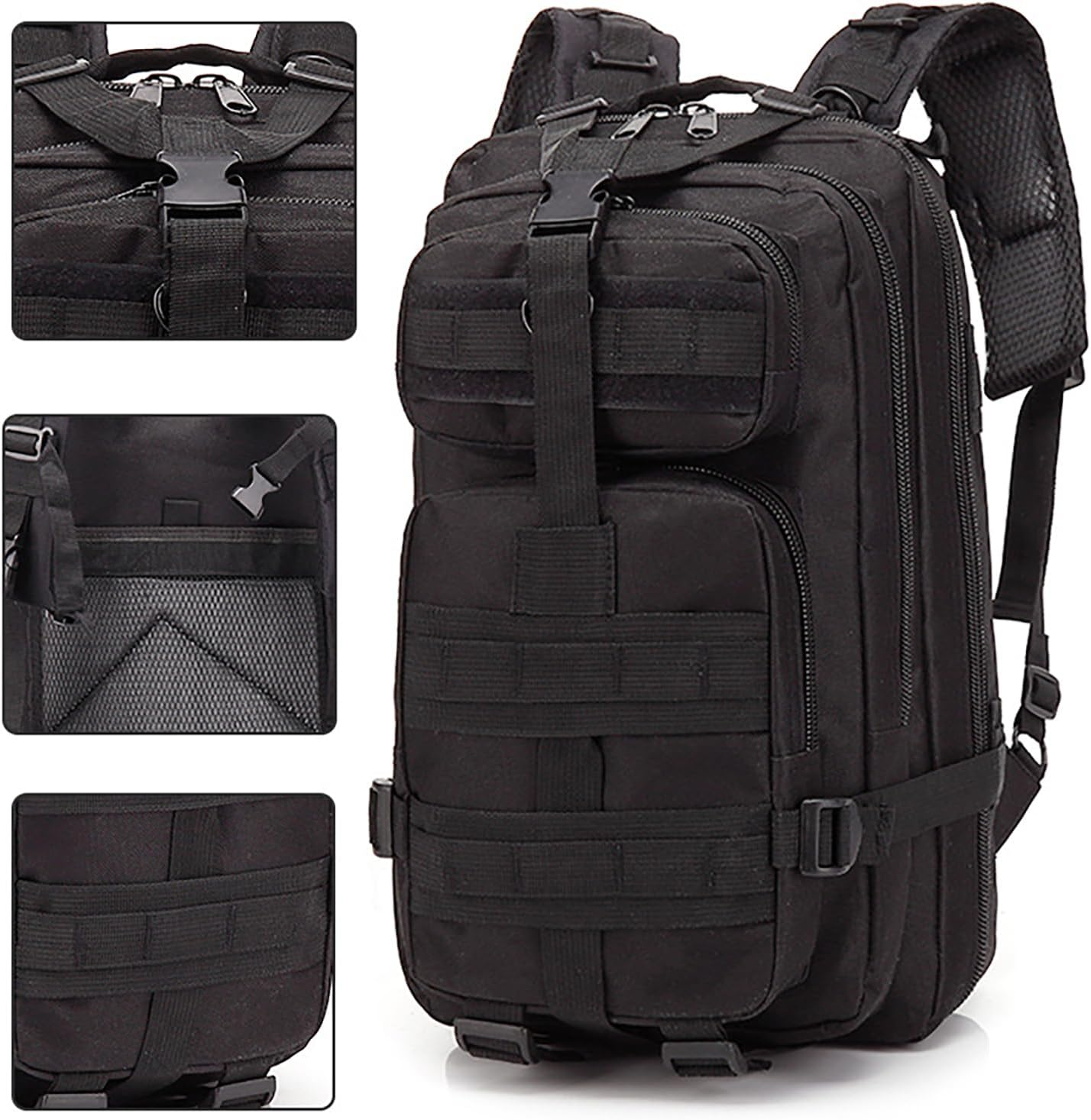 Renil 30L Molle Army Military Tactical Backpack Waterproof Assault Pack Rucksack Backpack image number 5