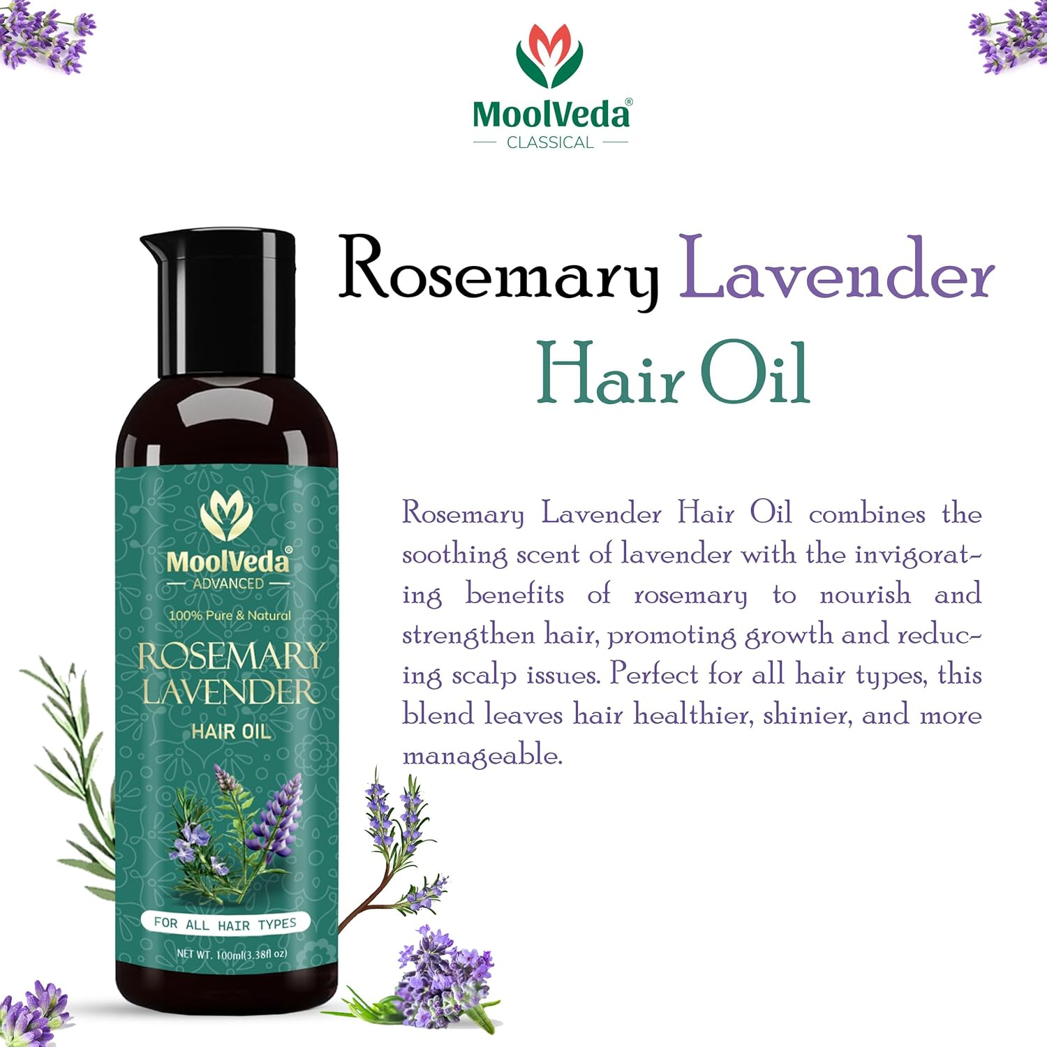 Rosemary Lavender Oil 3.38 Fl Oz (Pack of 1) image number 4