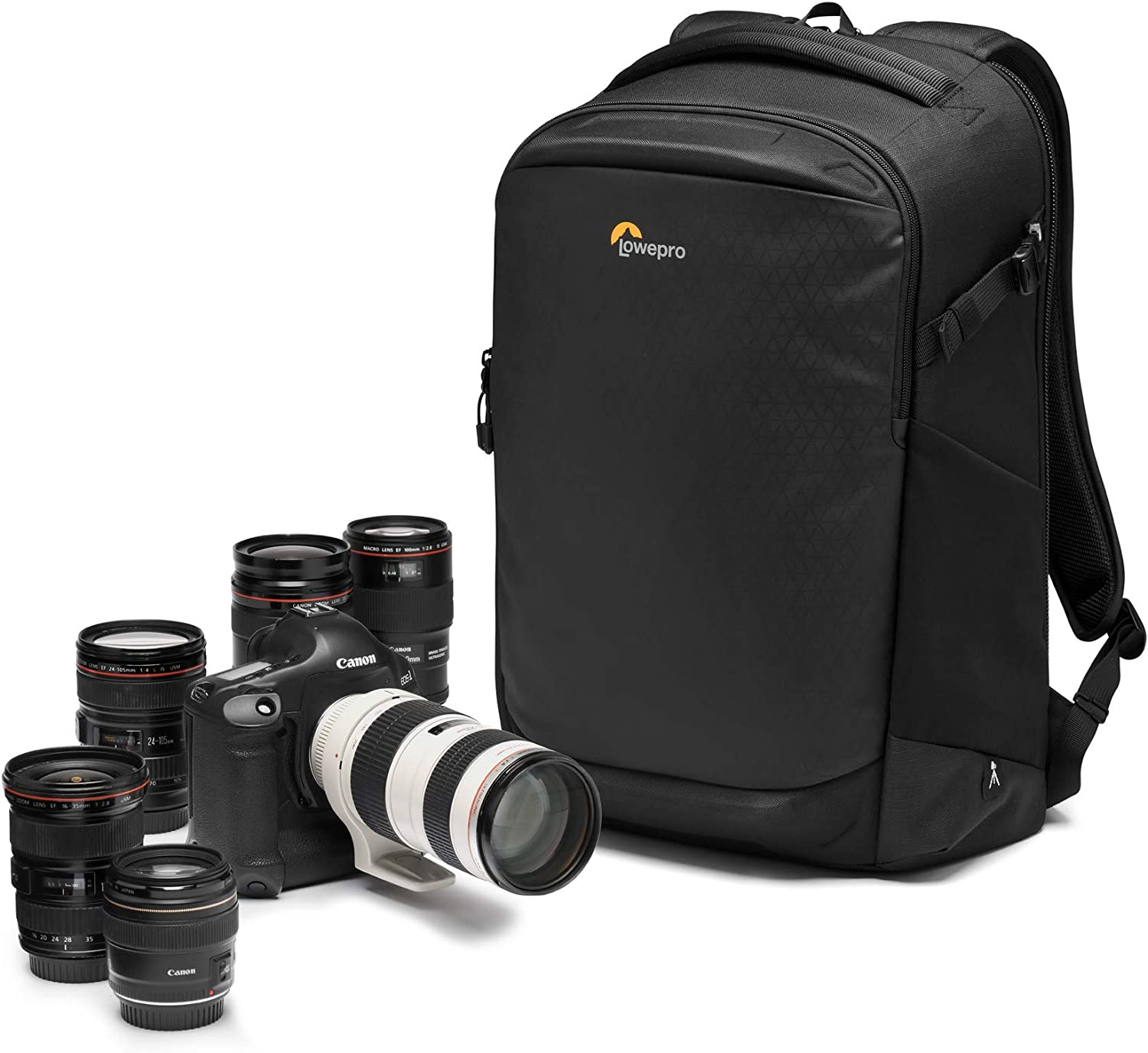 Lowepro Flipside BP 400 AW III Mirrorless and DSLR Camera Backpack - Dark Grey - with Rear Access - with Side Access - with Adjustable Dividers - for Mirrorless Cameras, LP37353-PWW