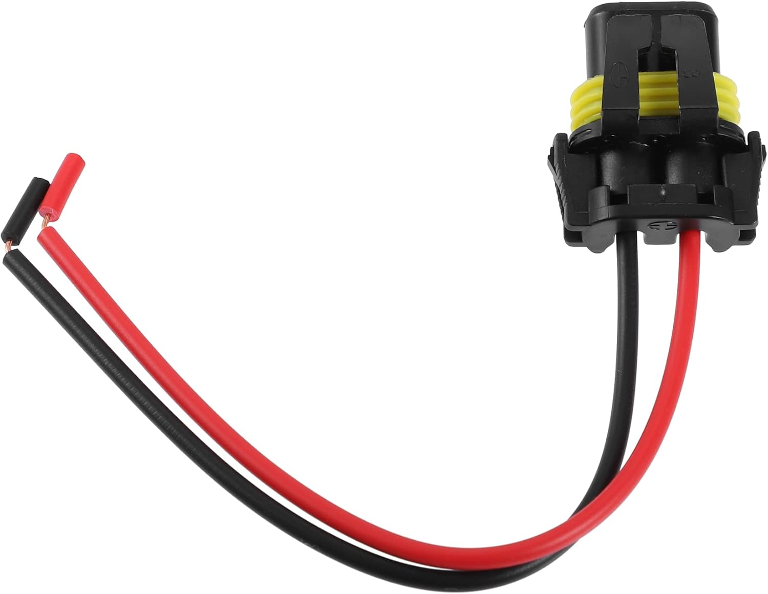 X AUTOHAUX 2Pcs Car 9005 HB3 H10 9006 HB4 Bulb Socket Adapter Wiring Harness Plug for Headlight Fog Light image number 4