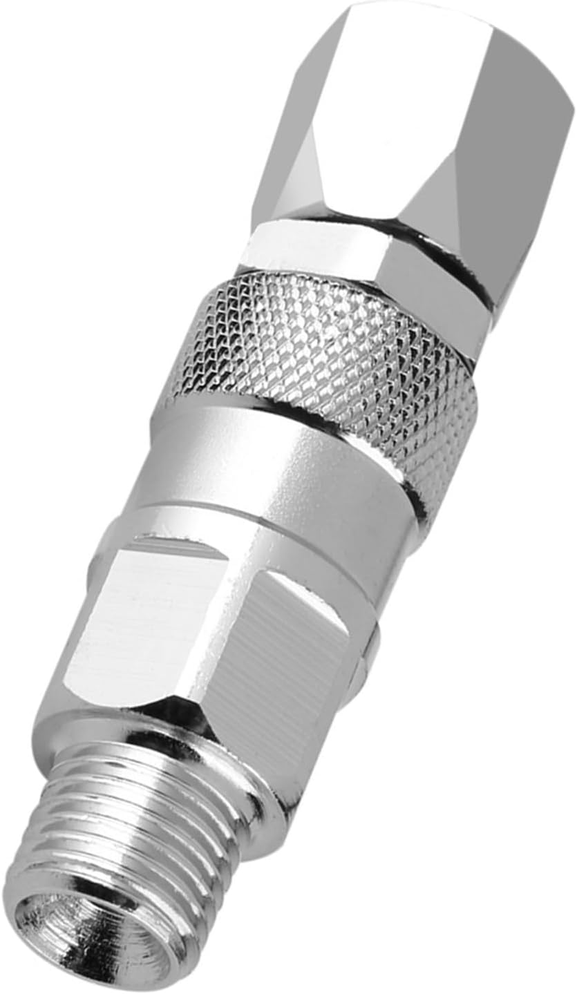 Hyuduo Stainless Steel 1/4-Inch Swivel Joint, Titan Sprayer Joint, Airless Hose Connector with 360 Degree Rotation, Easy Connection, Ideal Replacement Accessory, Compatible with Paint image number 4