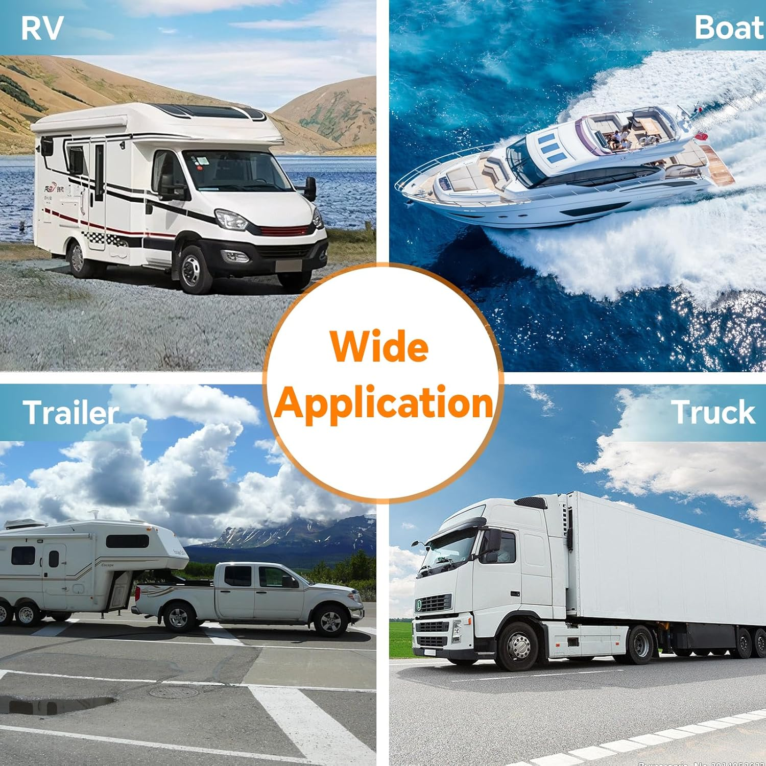 LED Wall Reading Light Motorhome Flexible Spot with USB Charger&Red Night Light Full Metal12V Bedside Reading Lamp for Caravan Camper Van Truck, Inbuilt Dimmer Switch DC12-24V Hard-Wired image number 1