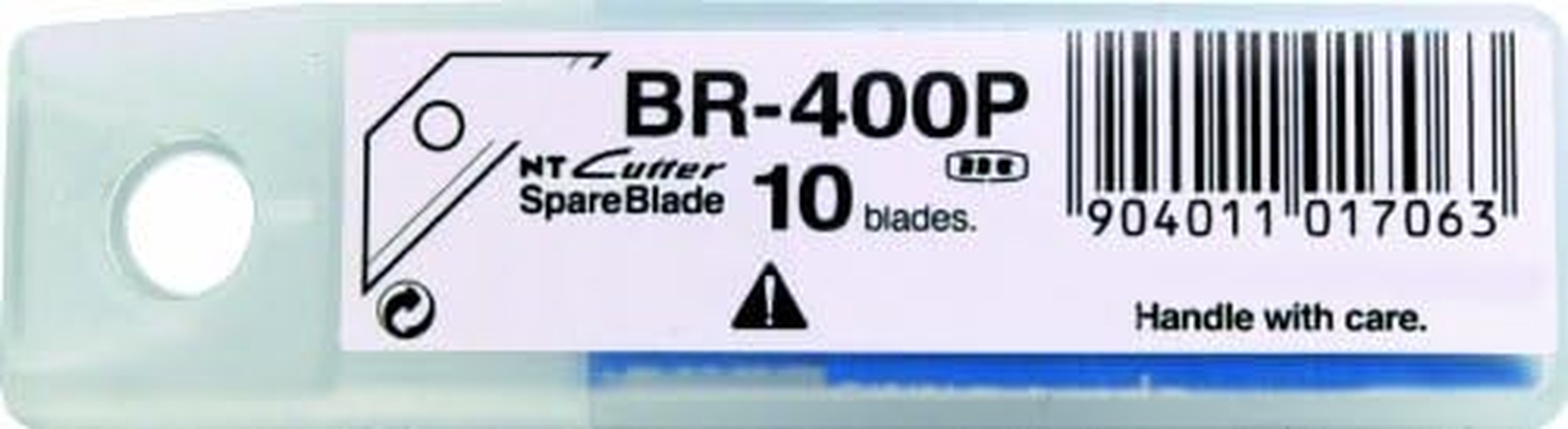 NT Cutter 489634 Trapezoidal Replacement Blades BR 400P, Pack of 10 image number 1