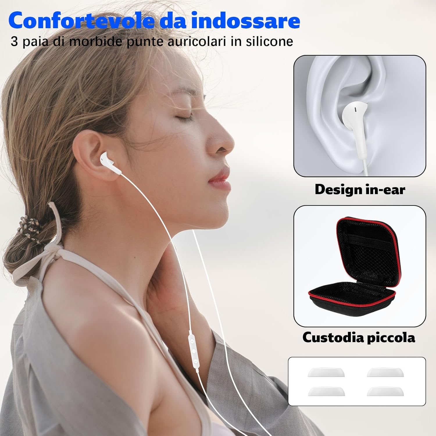 USB C Headphones with Microphone for Samsung Galaxy S25 Ultra S24 S23 S22 S21 A16 A56 A55 A36 Tab A9 In-Ear Type C Headphones with Cable for Iphone 16 15 Pro Max Ipad Pro Air Compatibility Google image number 1