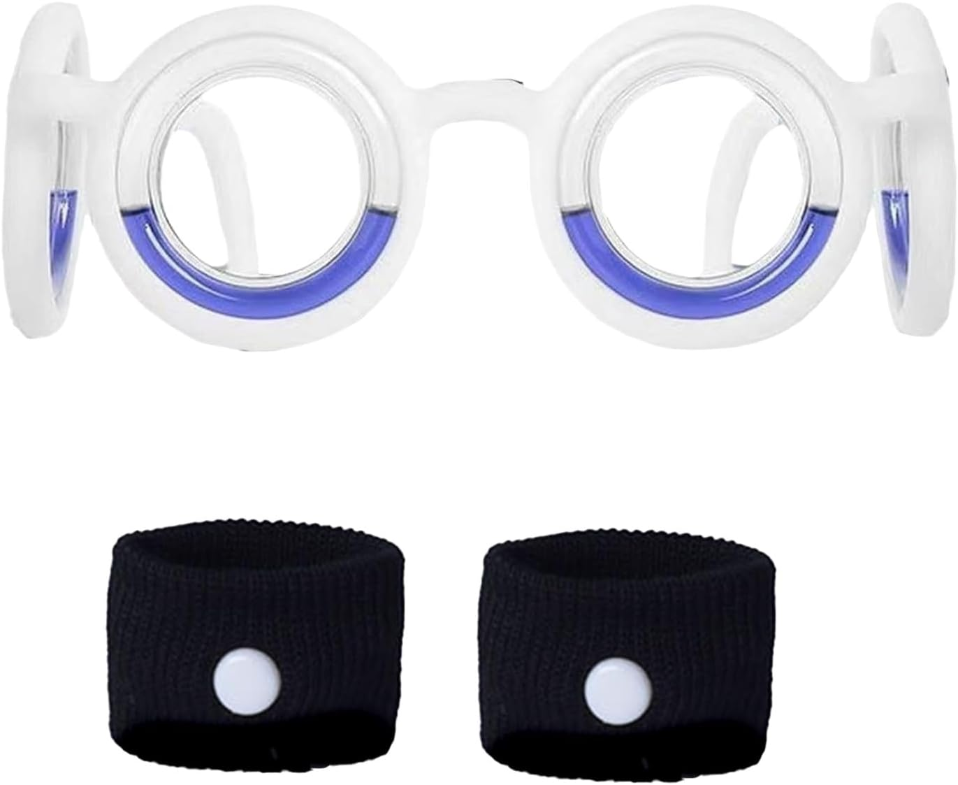 Motion Sickness Glasses, Portable Motion Sickness Glasses, Lens-Free Liquid Glasses, Suitable for Dizziness Caused by Motion Sickness, Seasickness, and Movement in Adults and Children. image number 1