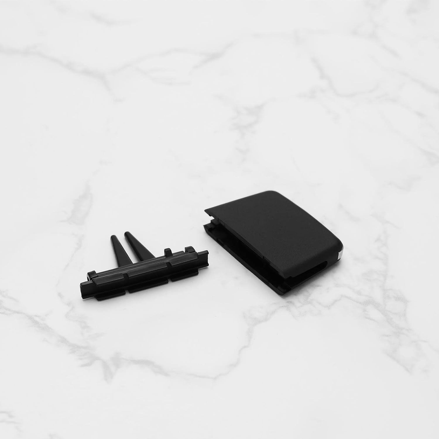 Emsea Car Air Vent Clip Tab Compatible with X5 E70 X6 E71 Automotive Front Row Air Conditioning Air Grille Tab Air Vent Outlet Tab Vent Clip Black ABS image number 2