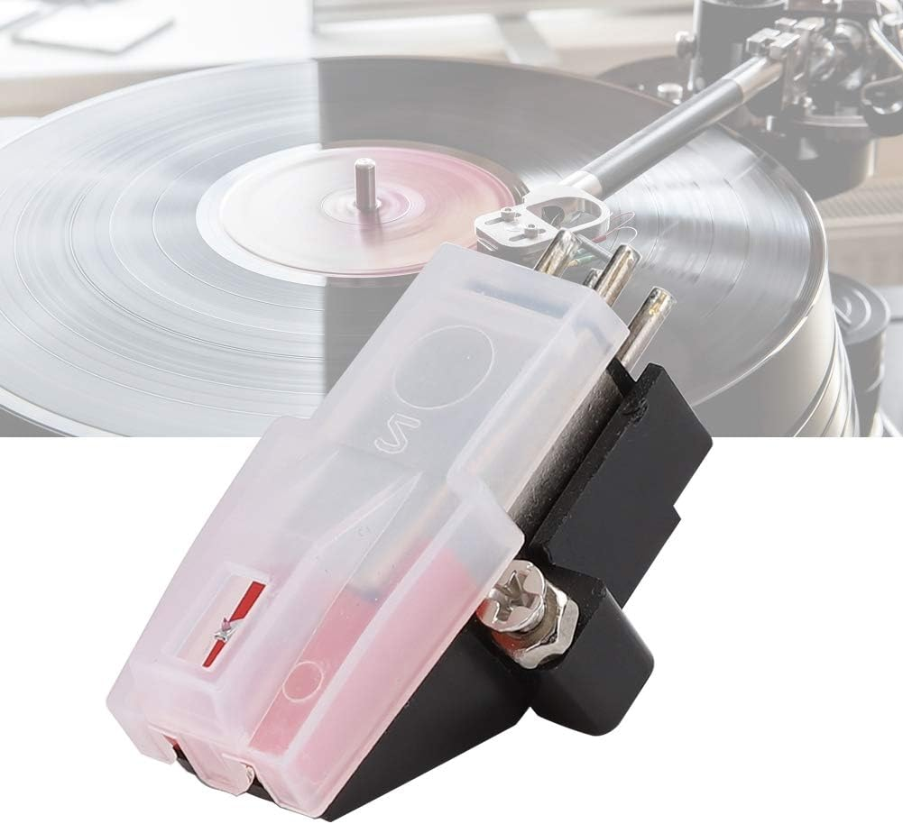 Record Player Turntable Cartridge Universal Replacement,Phonograph Turntable Dual Moving Magnet Stereo Record Player Stylus Needle image number 5
