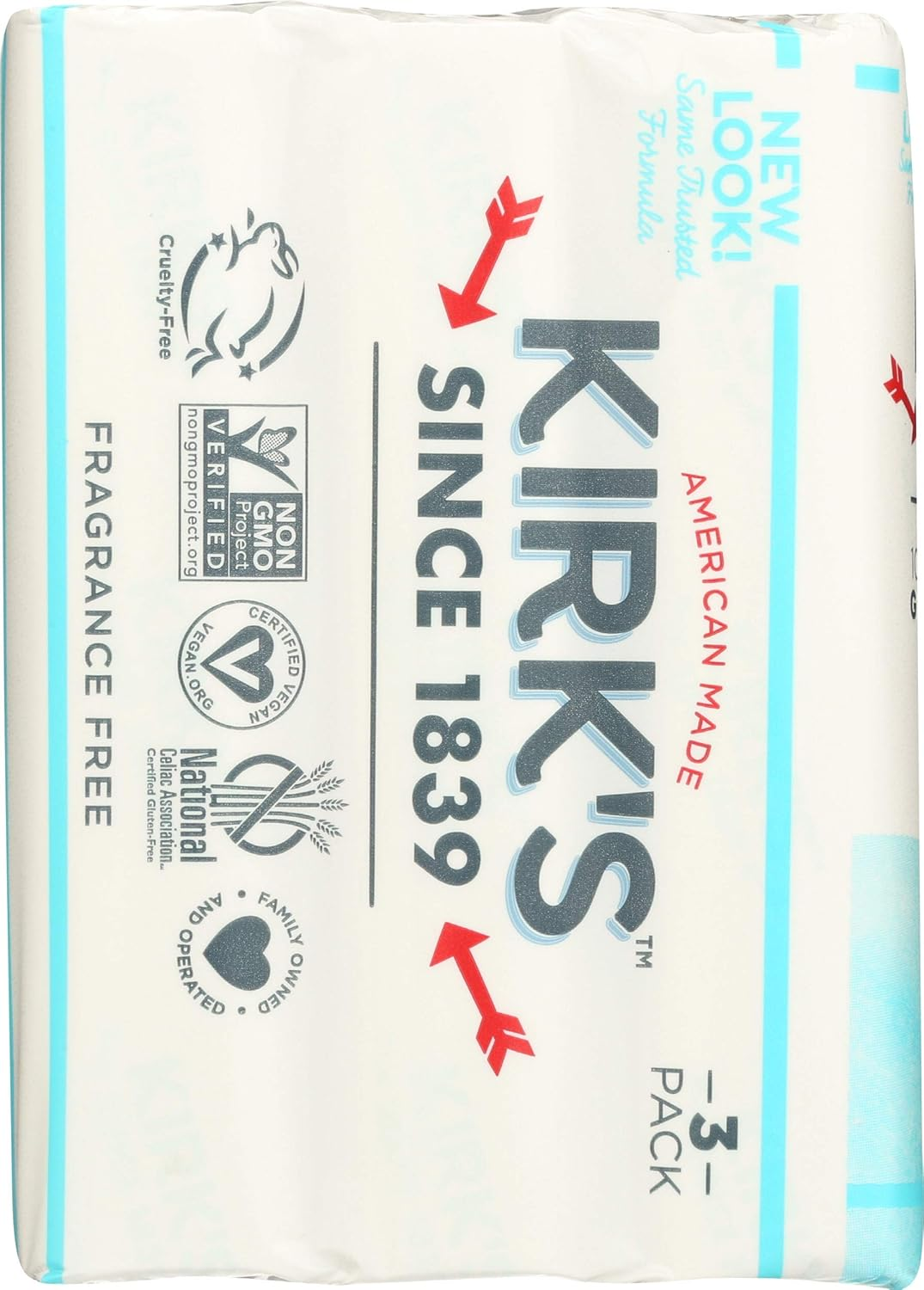 Kirks Coco Castile Bar Soap, No Fragrance, 4 Ounce image number 6