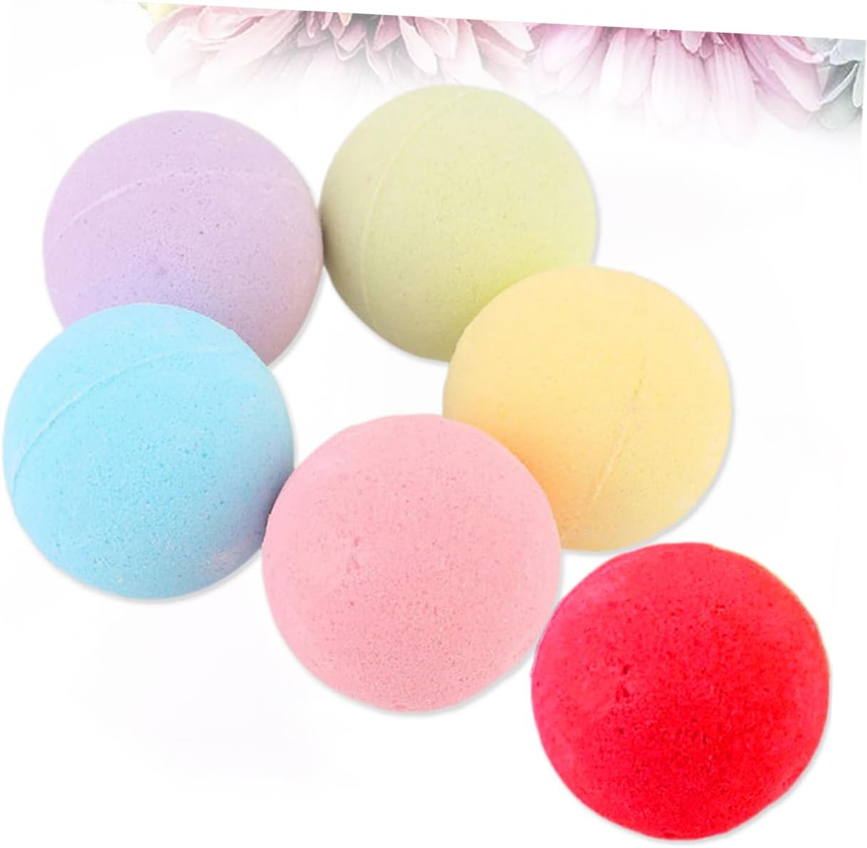 FOYTOKI 6Pcs Organic Handmade Exfoliating Bubble Ball for Stress Relief Women Girlfriend image number 6
