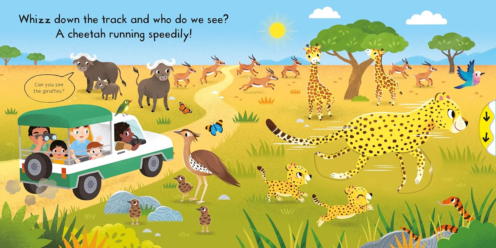 Busy Safari: a Push, Pull, Slide Book image number 1