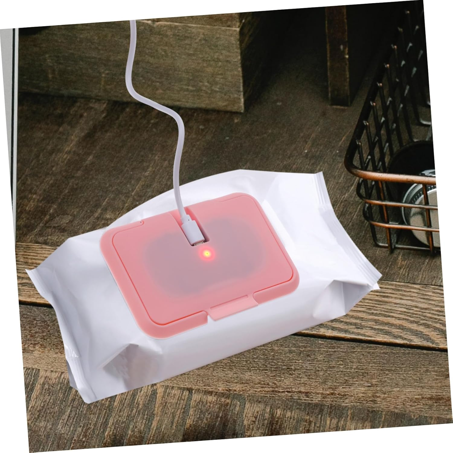 MERRYHAPY 2Pcs Warmer Tissue Heater Warmer for Wet Tissue Portable Shower for Girls Comfortable Diaper Changing image number 5