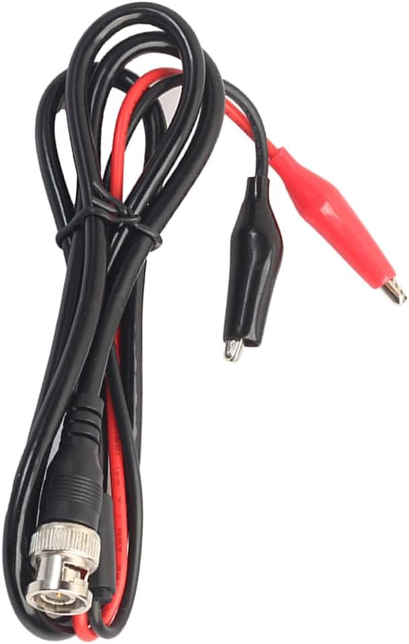 ULTECHNOVO 2Pcs Test Leads Test Cable Lead Probe Electrical Alligator Clips Bnc to Dual Alligator Electrical Clamp Laundry Soap Dispenser Q9 Video Cable image number 6