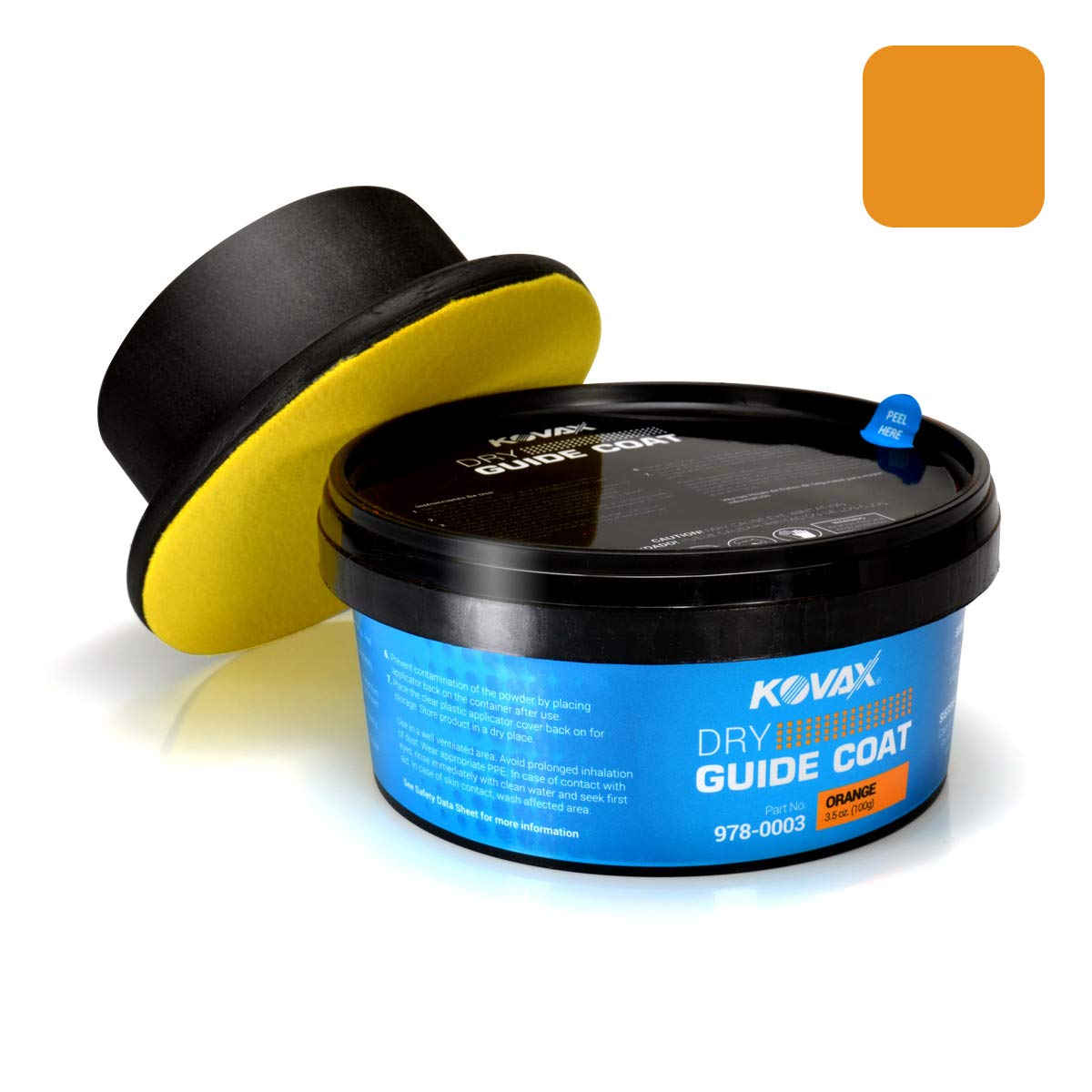 Kovax 978-0001 Dry Guide Coat Black, 100 Grams W/Applicator