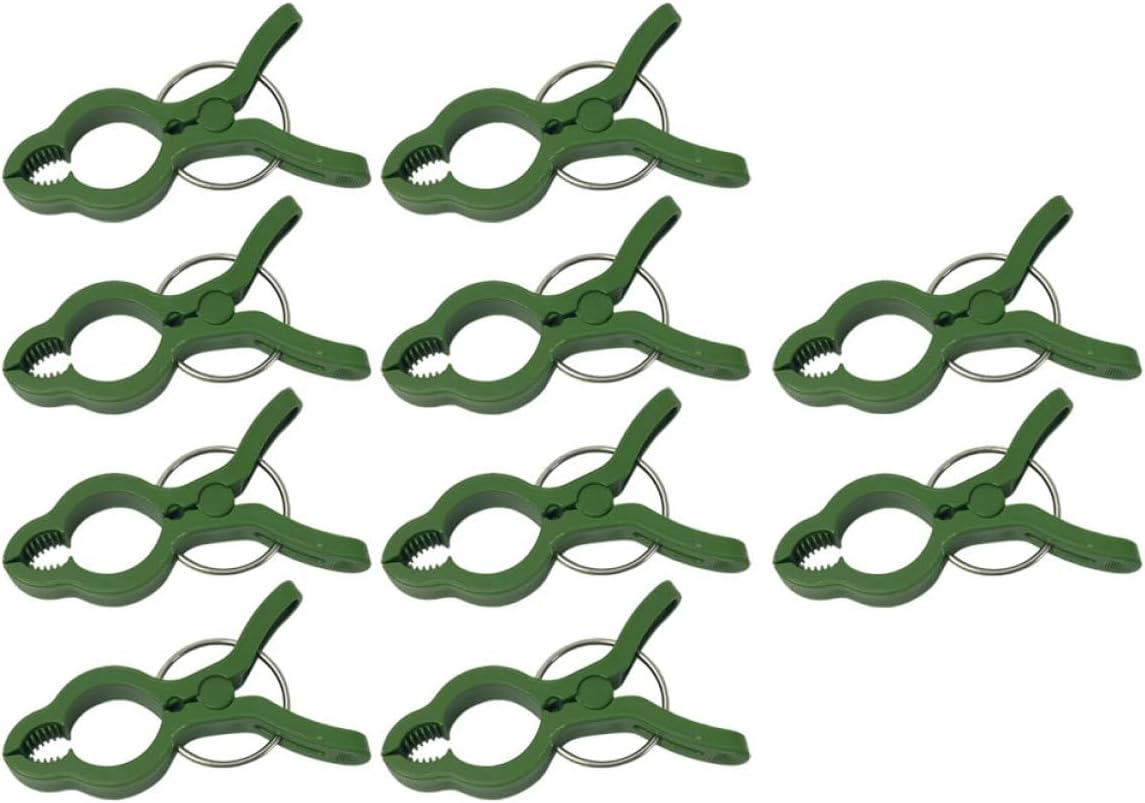 GAROZATION 20Pcs Green Plant Fixing Clips Gardening Art Clips for Securely Supporting Garden Plants Easy Installation High Flexibility Anti-Aging Design for Vines and Flowers image number 4