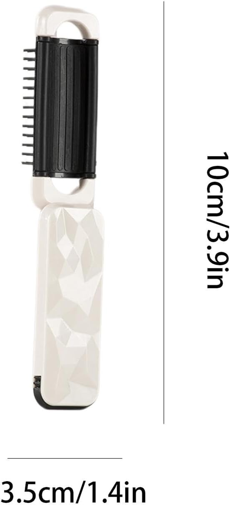 Foldable Travel Brush | Portable Massage Comb | Portable Pocket Hair Brush with Mirrors for Travel Car Gym for Women image number 6