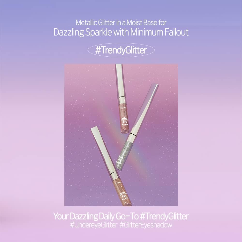 Etude House Shine Fix Eyes Glitter 2.5 G, #01 Champanne Nebula image number 3