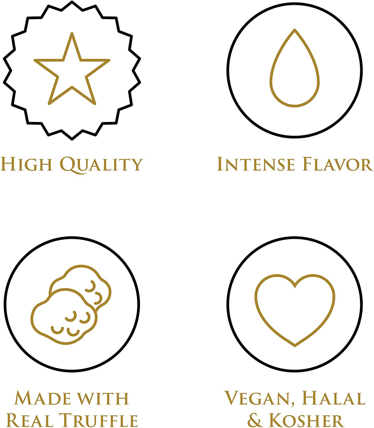 Trufflehunter - Black Truffle Oil - Extra Virgin Olive Oil for Cooking & Seasoning - 100 Ml