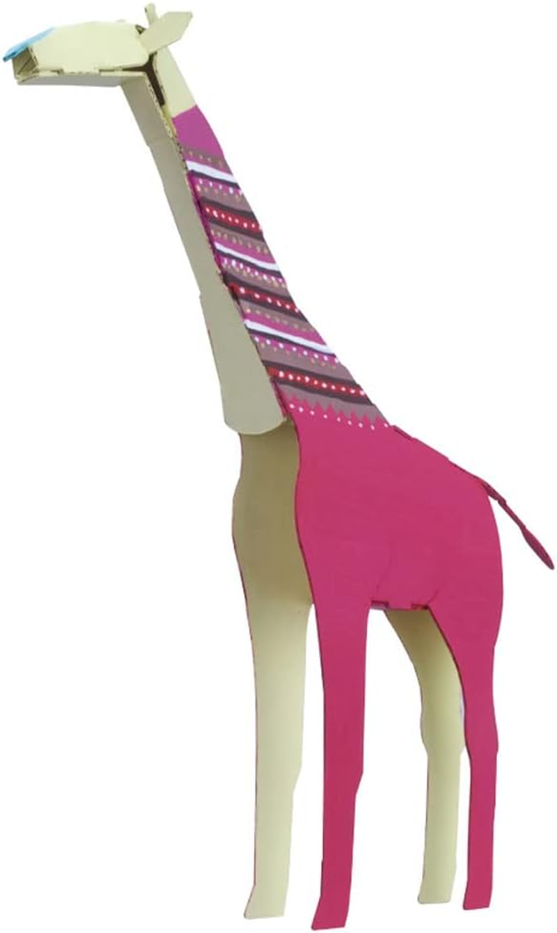 Hacomo Kids Giraffe 463 Cardboard Craft Kit image number 3