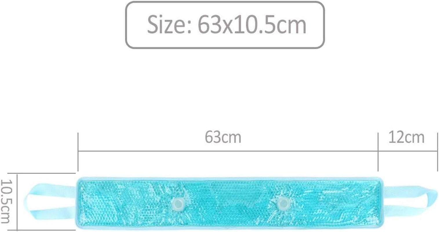 Hot Cold Therapy Pack for Neck Shoulder Back Knee,Reusable Gel Beads Cooling Neck Wrap Pain Relief for Injuries,Swelling, Aches, Bruises & Sprains