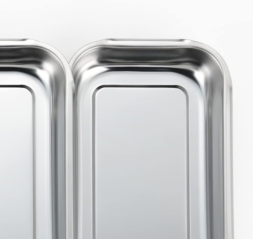 Yoshikawa 1216026 Bat, Set of 6, Preparation, Made in Japan, Stainless Steel, with Lid, Deep Frying, Tempura, Cooking Tray, Tray image number 4