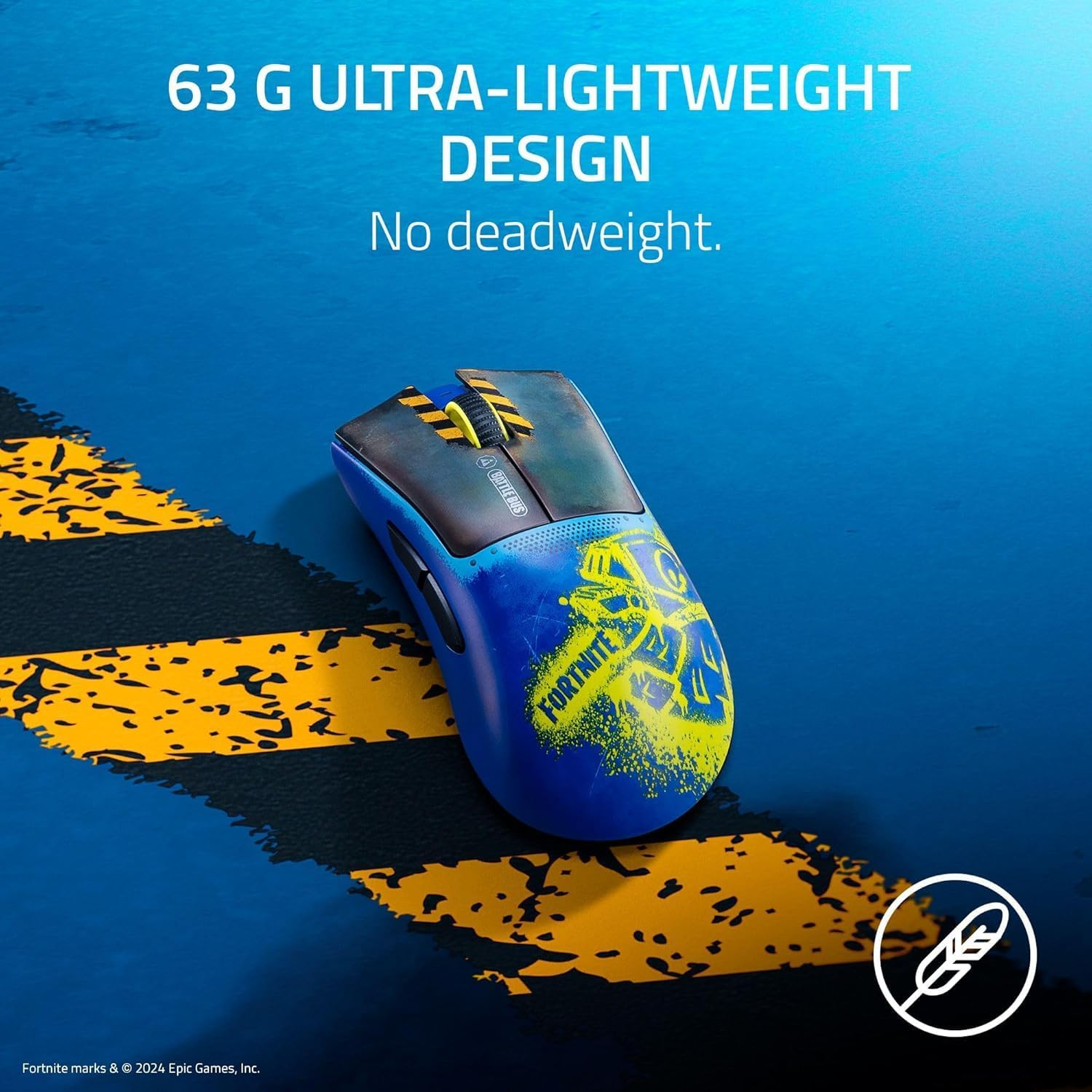 Razer Deathadder V3 Pro -  Edition Wireless Esports Gaming Mouse (Focus Pro 30K DPI Optical Sensor, 63G Light, Ergonomic Shape, Gen-3 Mouse Switch, Hyperspeed Wireless) image number 1