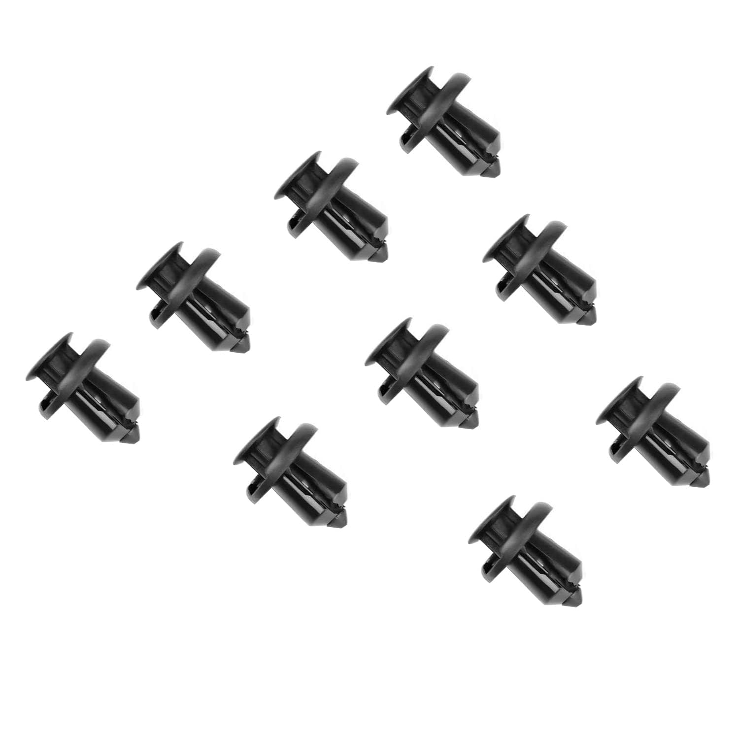 Kuskins 20Pcs Front Bumper Push-Rod Clips RUIFUU 10Mm Nylon Clip Push-Type Retainer Clips Push Pin Screws Fender Liner Clips Compatible with Honda CR-V Accord Civic Acura 91503-SZ3-003 image number 4